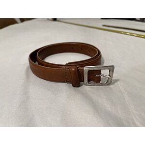 EUC VTG Coach Men's British Tan Leather 1" Dress Belt Size M 30 Made USA